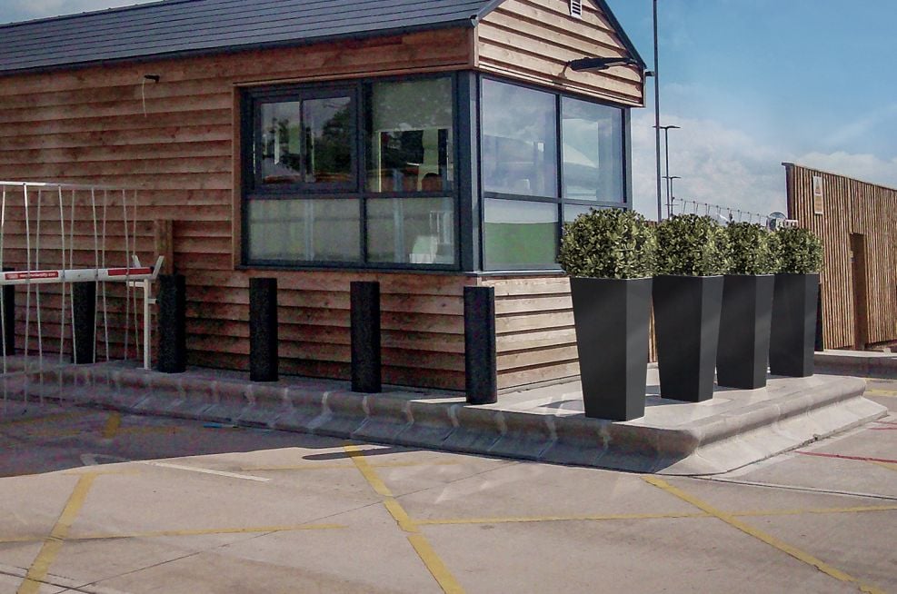 PAS 68 Bollard Security Planters Bespoke HVM and Vehicle Attack Delay